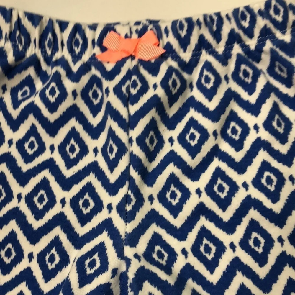 3/$25.00 CARTERS BLUE & WHITE LEGGINGS
